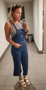 Universal Thread Tie Back Wide Leg Overalls